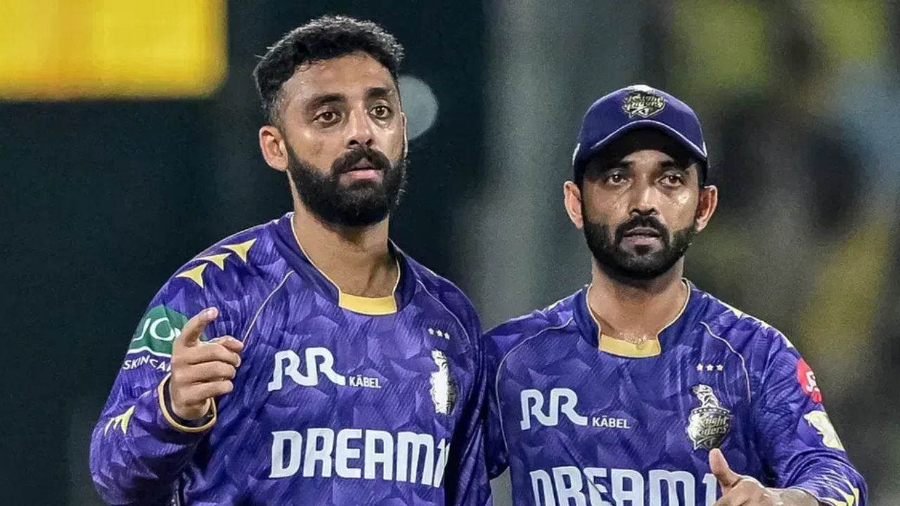 1778684998876 Varun Chakaravarthy and Ajinkya Rahane