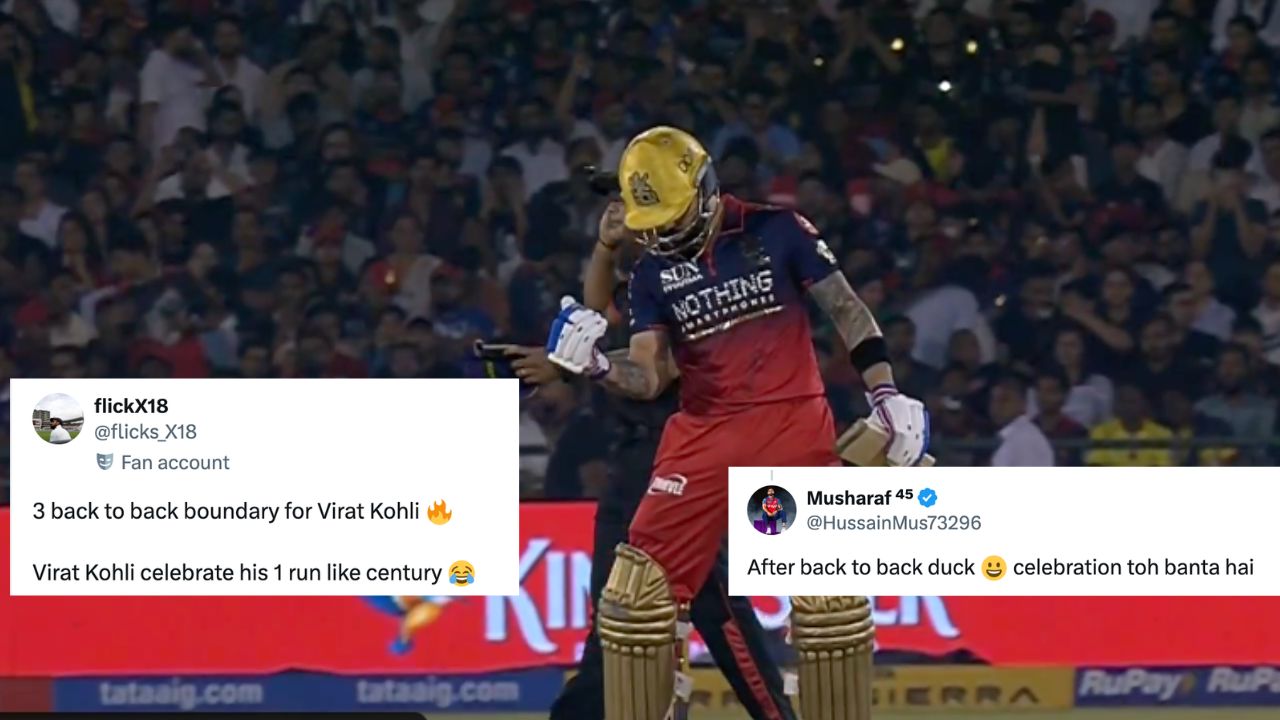 1778694251630 Fans react as Virat Kohli celebrates single in IPL 2026