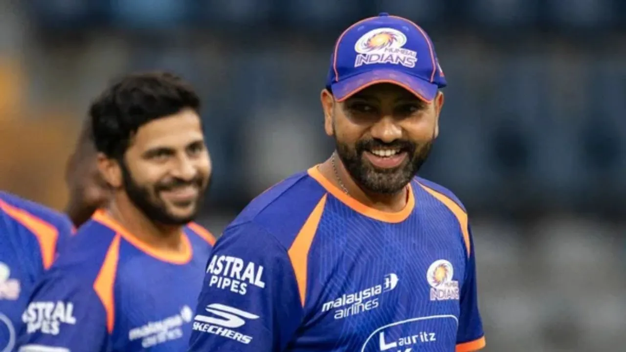 Shardul Thakur and Rohit Sharma