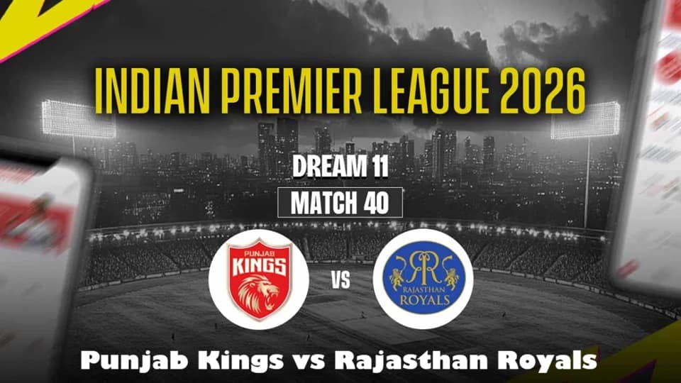 punjab kings vs rajasthan royals match 40 28 04 2026