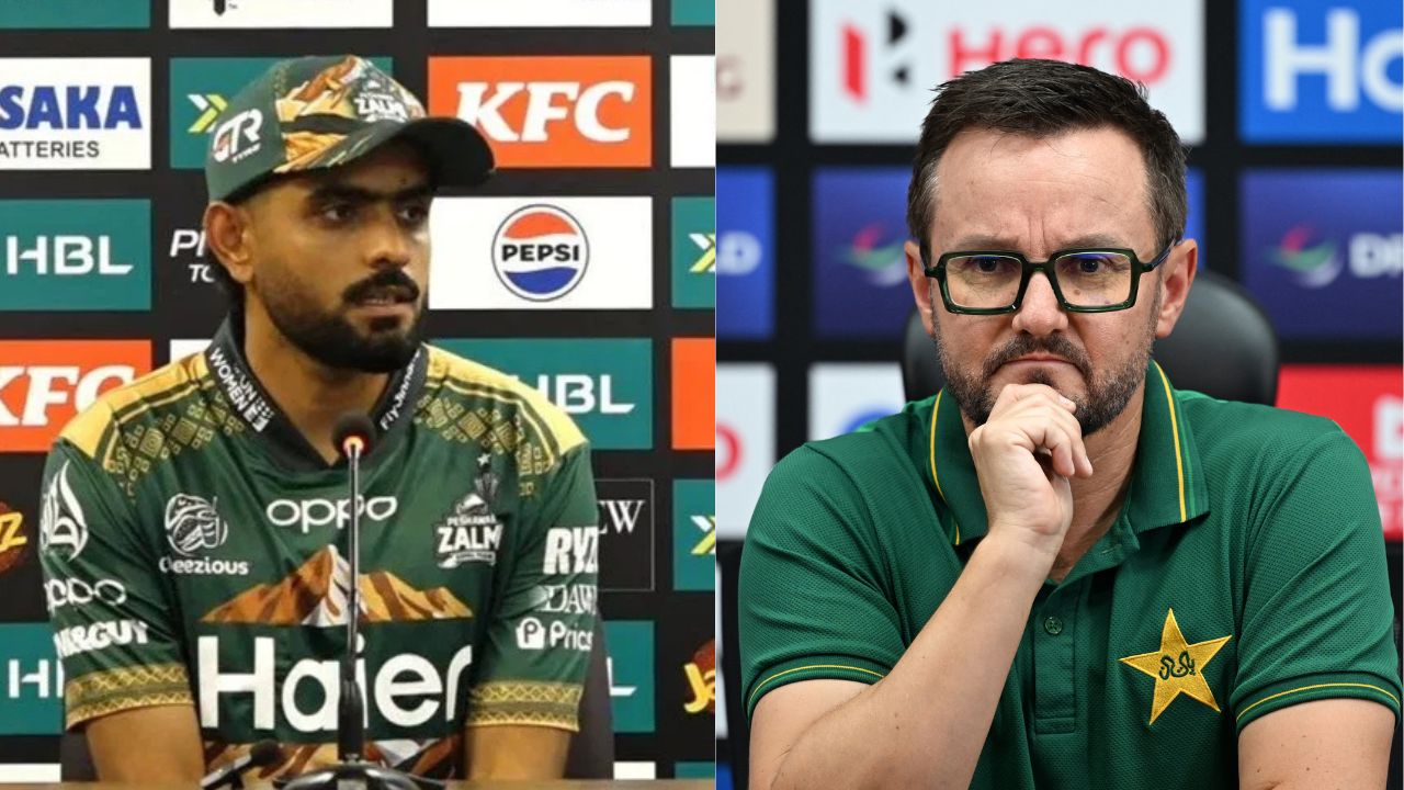 1777729875718 Babar Azam and Mike Hesson