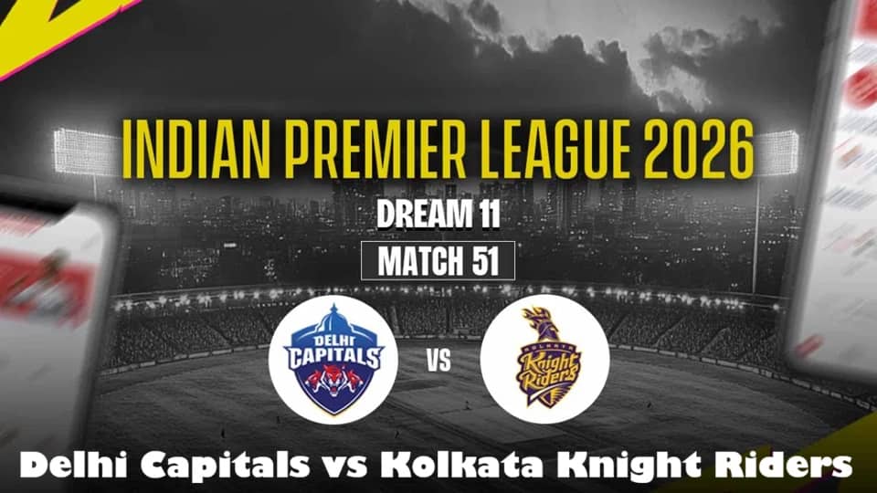 delhi capitals vs kolkata knight riders match 51 08 05 2026